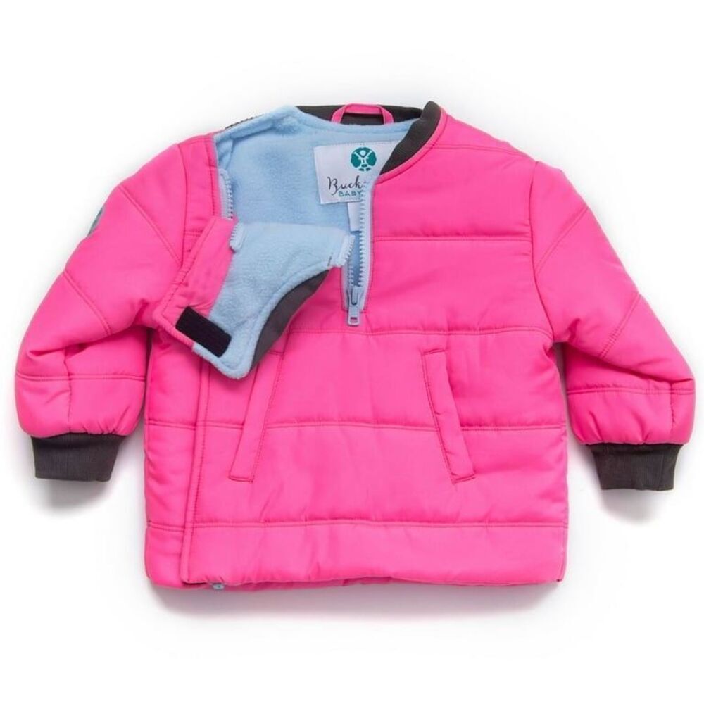 Buckle Me Baby Coat Car Seat Toddler Winter Jacket‎  Pink Toasty 24 months